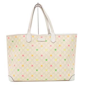 GUCCI GG Supreme Tote Bag White